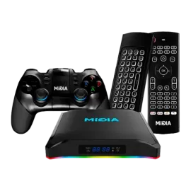 Midia Max 2 Gamer 8K/ 32 GB/ Wi-Fi/ e Bluetooth (COM CONTROLE DE GAME)